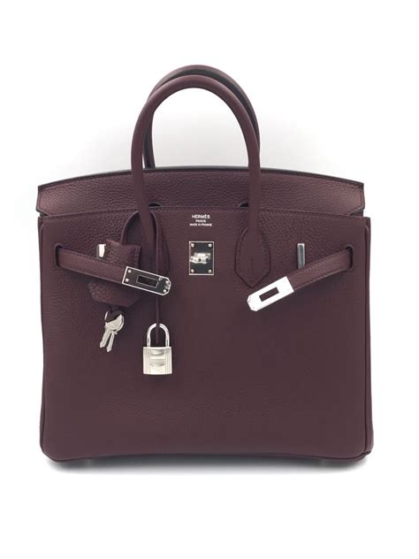 hermes birkin bordeaux togo|Hermes togo Birkin 25 bag.